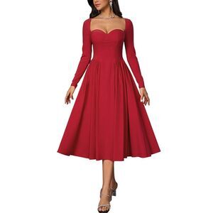 Amanda Royal Womens  Midi Dress